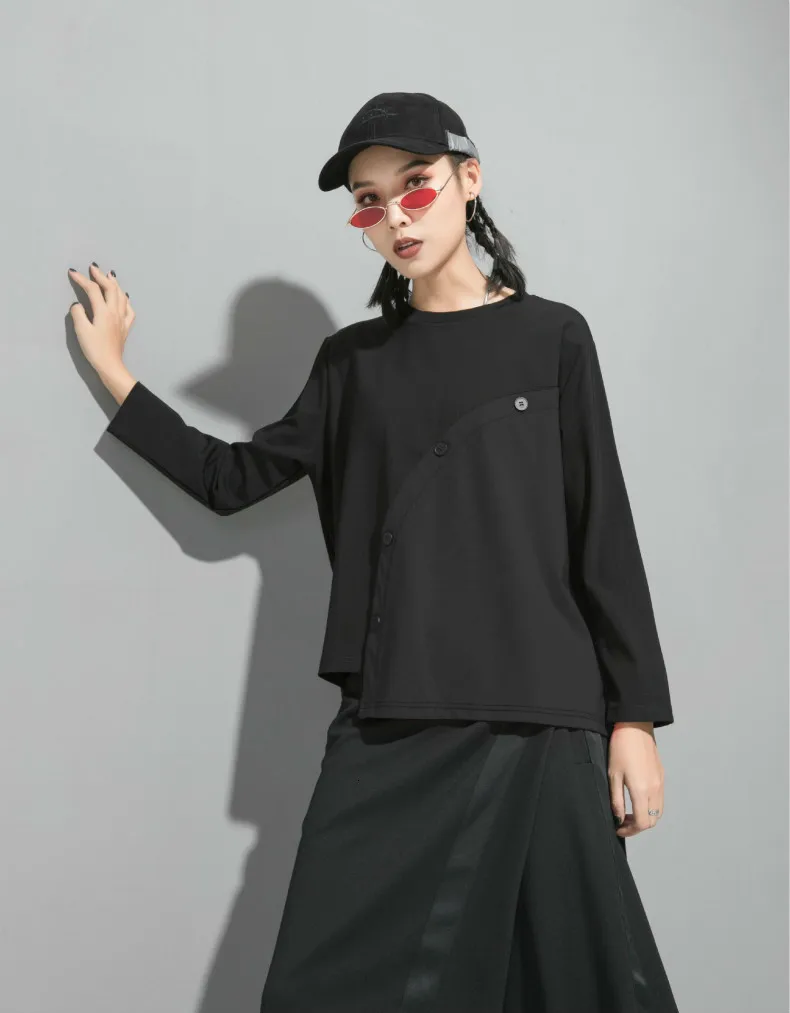 Max LuLu модная Корейская одежда осенние Топы уличная Женская Лоскутная свободная удобные футболки Kawaii хлопковая футболка с длинными рукавами