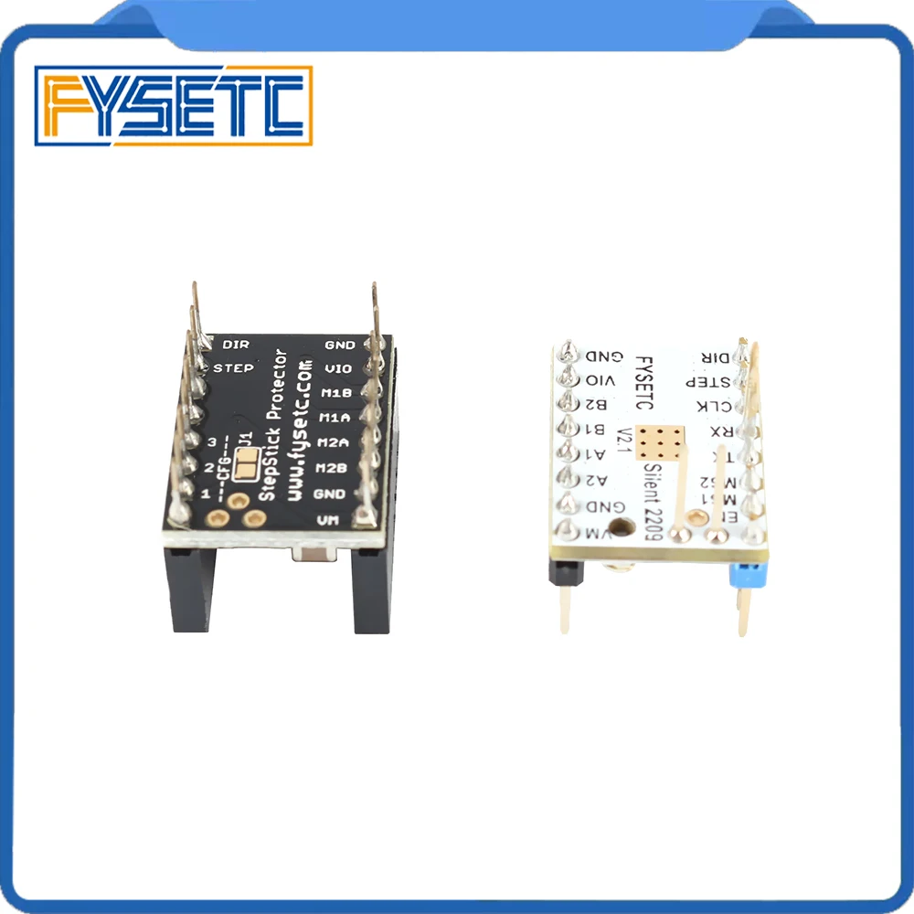 6 шт. TMC2209 v3.0 Stepsticks беззвучный драйвер шаговый мотор Драйвер+ 6 шт. бесшумный шаг Стик протектор Двигателя драйвер VS TMC2208