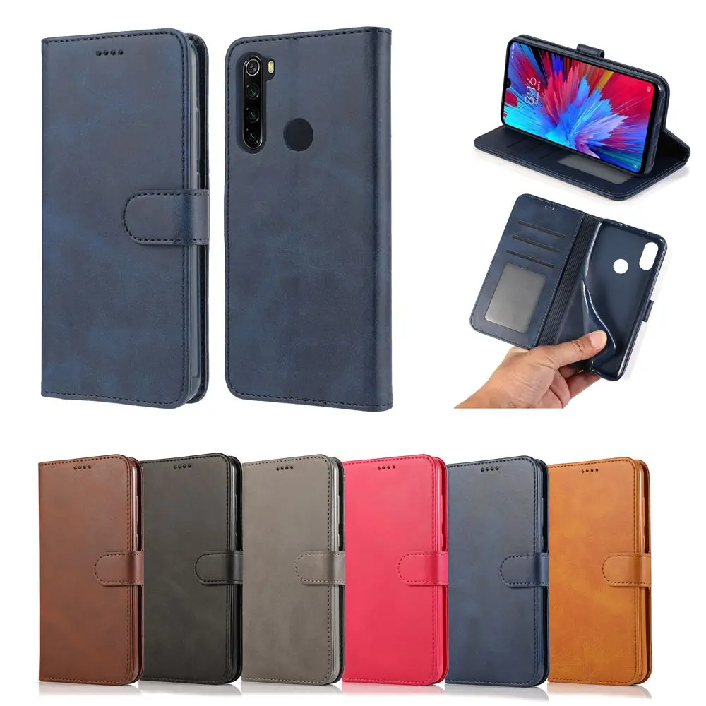 Redmi 8 8A Case on for Xiaomi Note 8T Magnetic Leather Flip Cover of Pro Wallet Phone Funda | Мобильные телефоны и