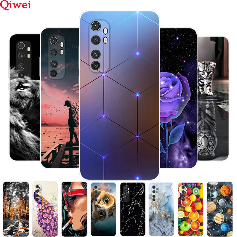 Per Xiaomi Mi Note 10 Lite Custodia Cover Posteriore In Silicone Morbido Tpu Per Xiaomi Mi Note 10 Lite Fundas Per Xiaomi Note 10 Lite Custodie