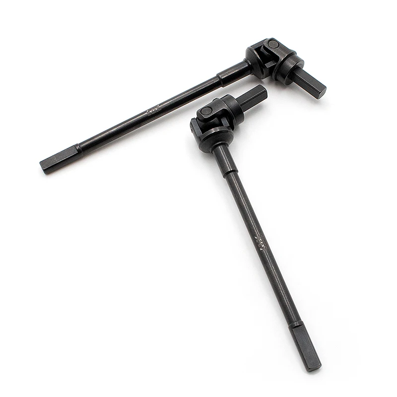 KYX Racing Hard Steel Front Axle CVD Shaft Upgrades Parts Accessories for RC Crawler Car Axial Capra Unlimited Trail Buggy UTB 4