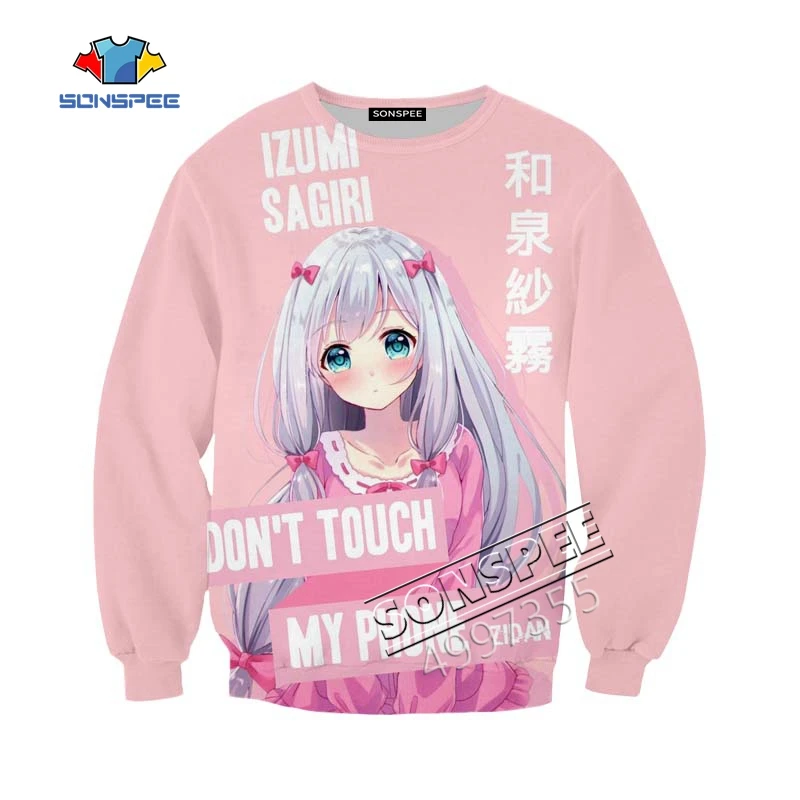 Аниме для девочек IZUMI SAGIRI Harajuku топы мальчиков и Молодежная Кепка с капюшоном на