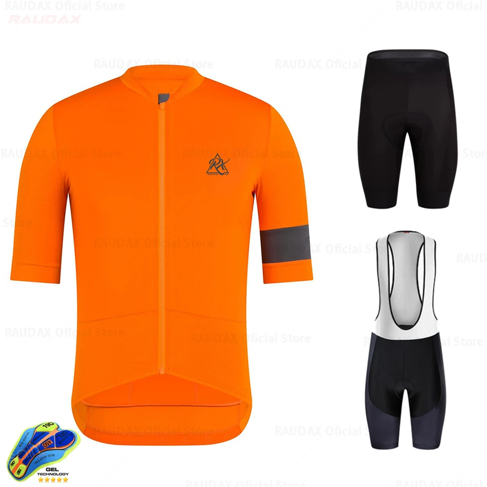 

2021 New Style Short Sleeve Cycling Clothing RX Brand Cycling Jersey Set New Team Kit Mtb Bike Wear Triathlon Maillot Ciclismo
