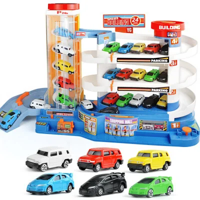 

Car Adventure Car Building Electric Checkpoints Sliding Camera Track CHILDREN'S Toy Car Douyin Celebrity Style