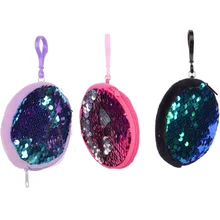 Кошелек с блестками и откидной крышкой, сумка для монет, Портативная сумка для наушников, детские подарки, кошелек для монет, кошельки для маленьких девочек, кавайный кошелек