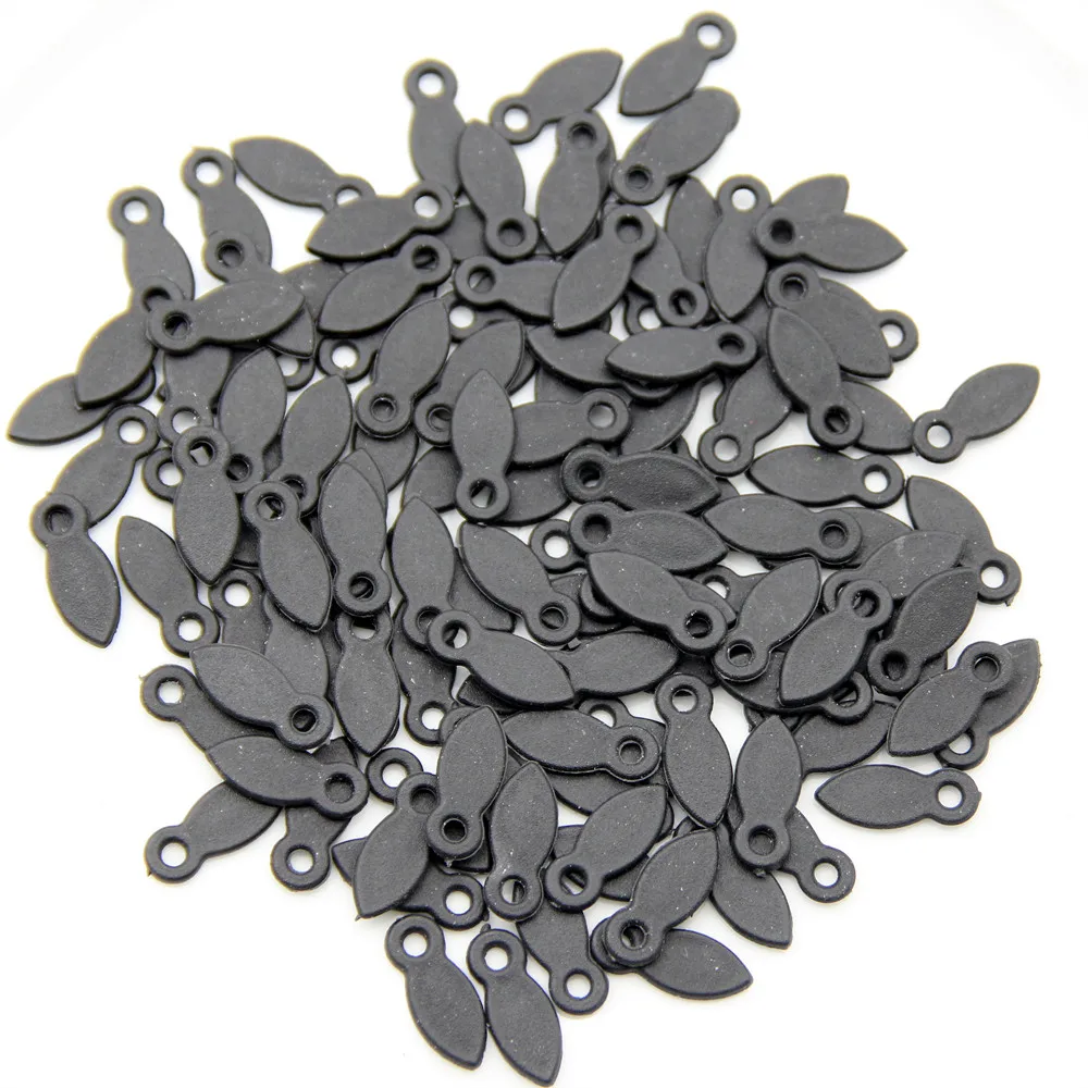 100pc Black/White Plastic Hooks For Mirror Picture Photo Frame Fixing Brad DIY Rotating Buttons Blackboard Turn Button Accessory - Цвет: Black 1