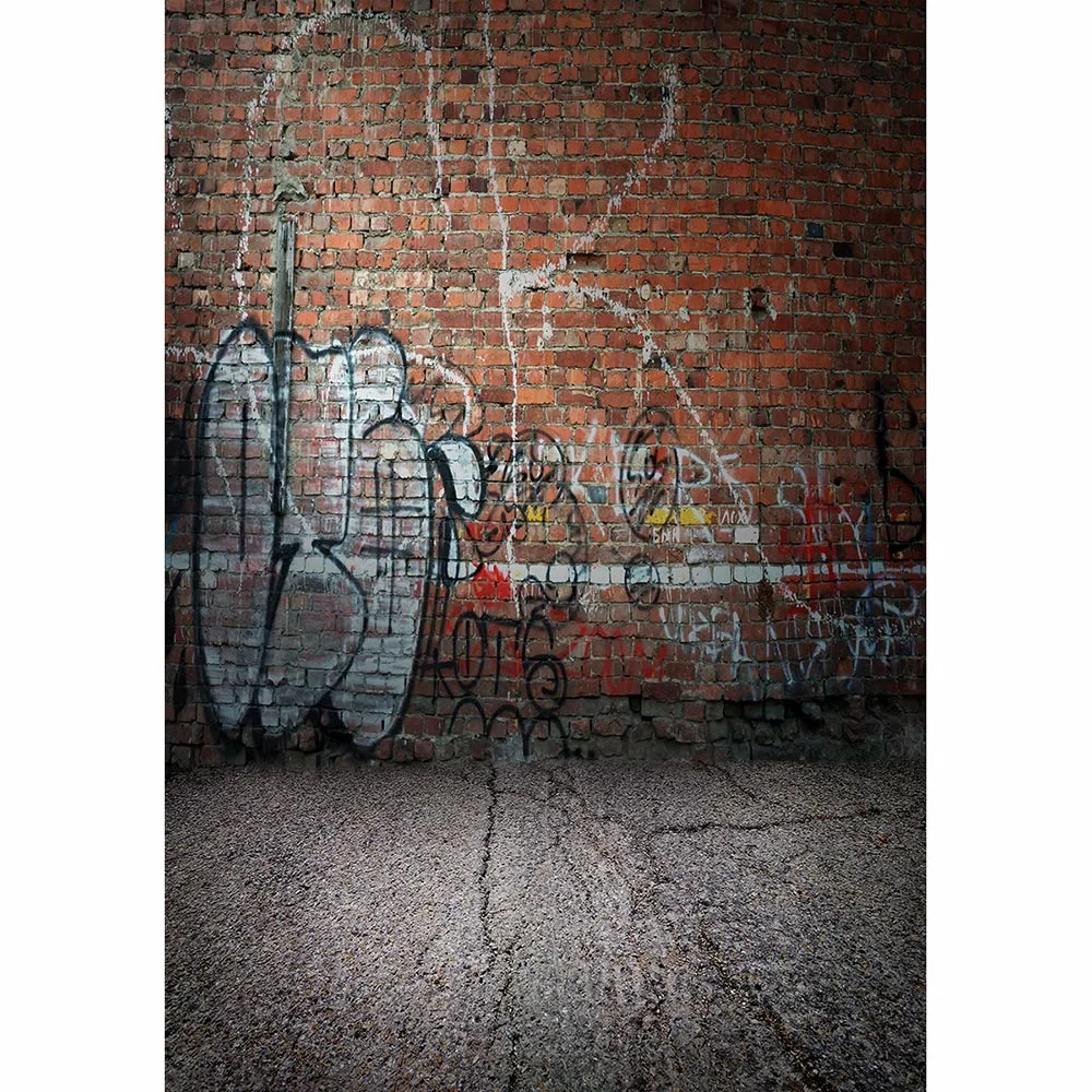 Allenjoy/фон для студийной фотосъемки с граффити на стене, с изображением уличных детей, портретов, дня рождения, Детские вечерние фоны с цифровой печатью - Цвет: 3
