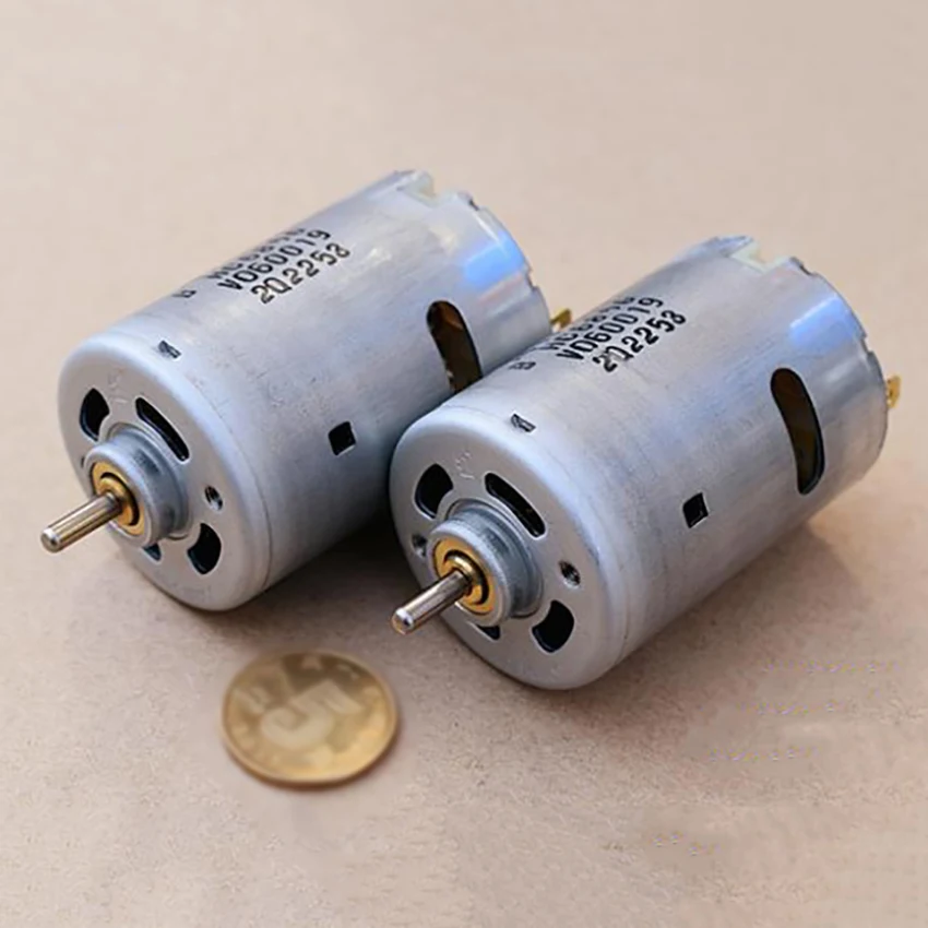DC12-24V 14800-30000 об/мин высокоскоростной мощный электрический инструмент 545 двигатель постоянного тока с драгоценной металлической щеткой, для пылесоса