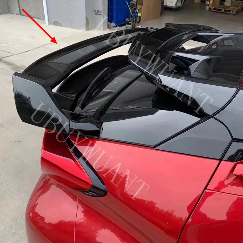

FOR Toyota C-HR CHR IZOA spoiler ROWEN STYLE ABS Plastic Unpainted Color Rear Roof Spoiler Wing Trunk Lip Boot Cover Car Styling