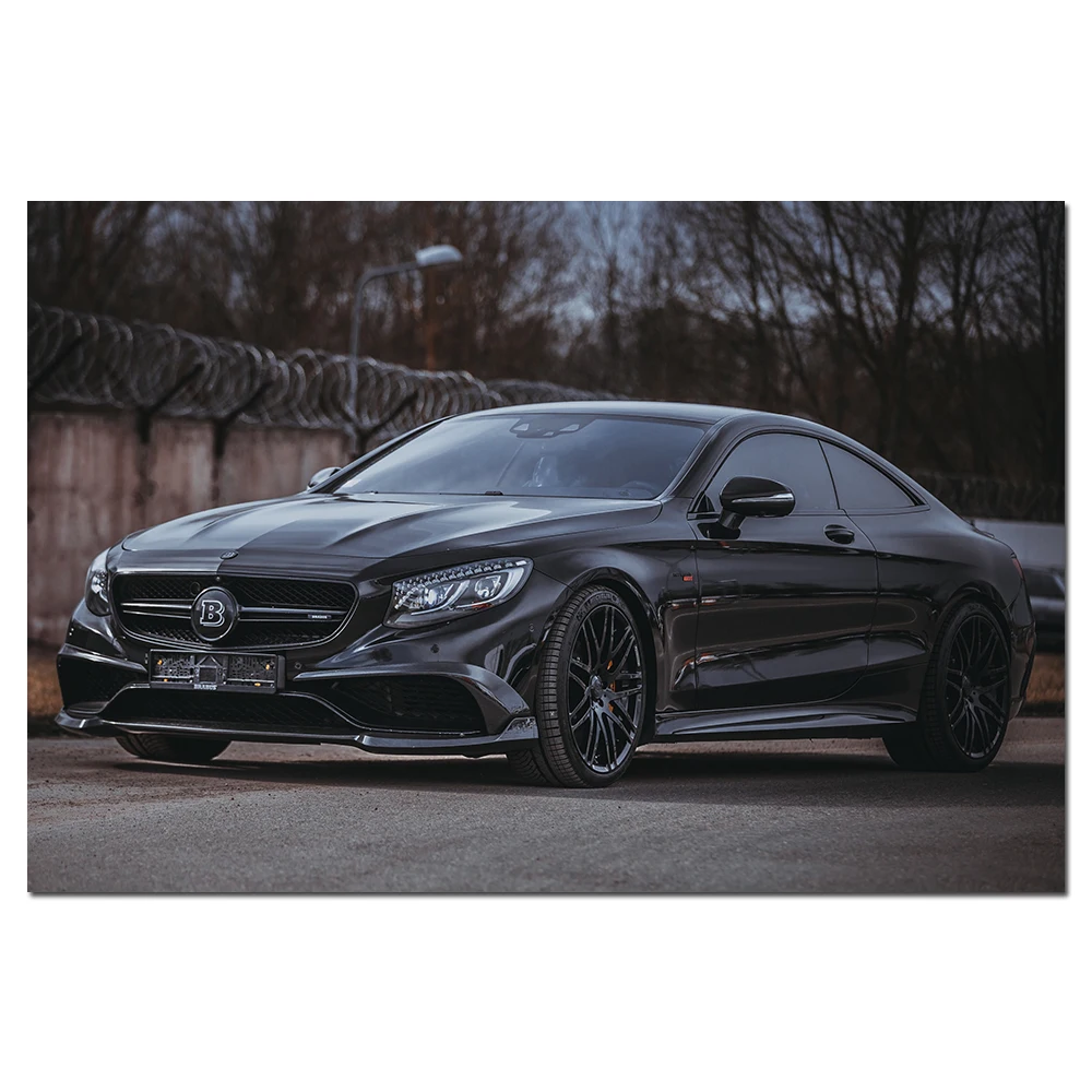1 шт. Картина на холсте Brabus S Class Car HD плакаты и принты настенные картины для декора