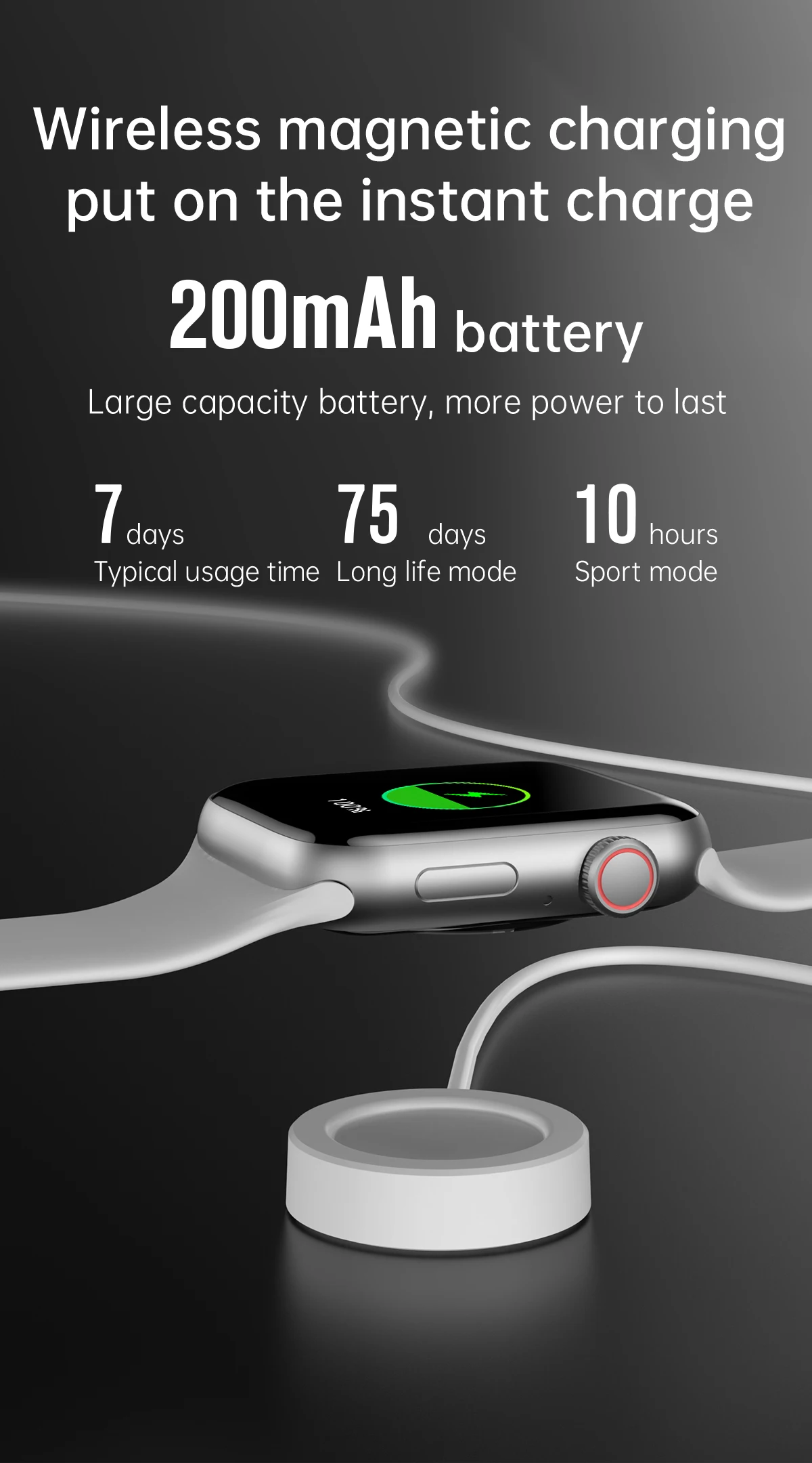 Original HW22 Pro Max Smart Watch 1.78" Double button wireless charging Custom Dial Bluetooth Call Smartwatchpk HW16 IWO 13 W46