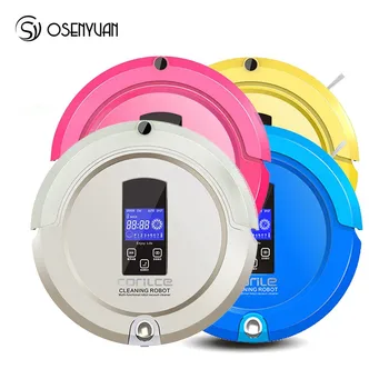 

New Pro LCD Robot Vacuum Cleaner Home Household Professional Sweeping Machine for Pet hair Anti Collision Automatic Recharge