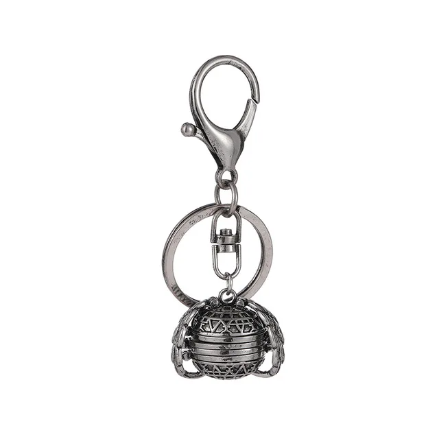 Silver keychain Взрывные Модели DIY многослойная фото коробка Кулон Бронзовый, серебристый цвет Крылья Ангела коробка памяти ожерелье Популярные Ювелирные Изделия Сувенир - Окраска металла: Silver keychain