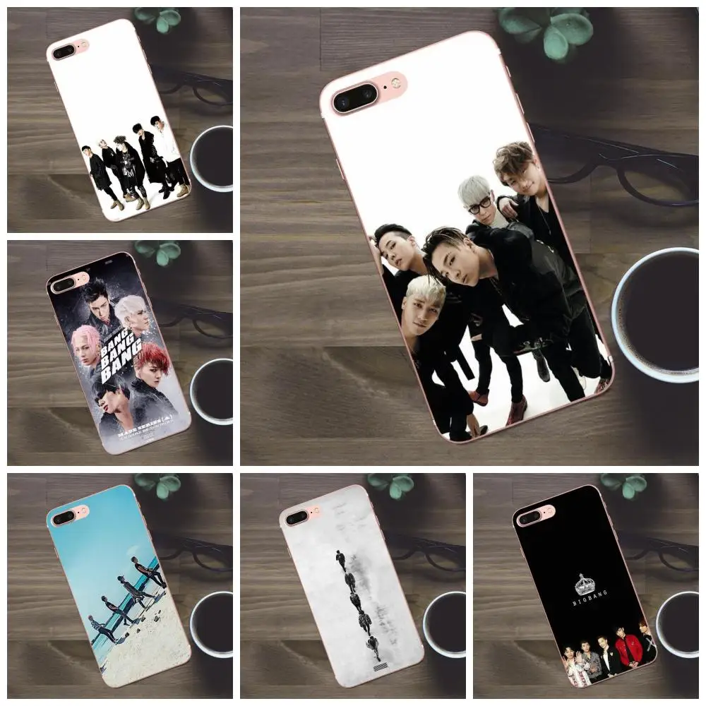 Bixedx Bigbang роскошный защитный чехол для телефона Apple iPhone X 4 4S 5 5C SE 6 6S 7 8 Plus Galaxy A3 A5 J1 J2 J3