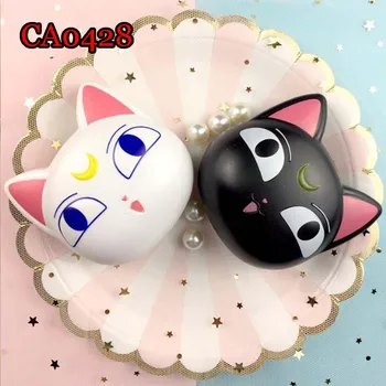 

Sailor Moon Pocket Contact Lens Cases with Mirror Cat Box Convenient Contact Lens Case Container For Outdoor CA0428