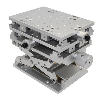 

3D Worktable laser Marking Engraving Machine Optical Experiment XYZ Axis Worktable 210x150x150mm 3 Axis Mobile Worktable