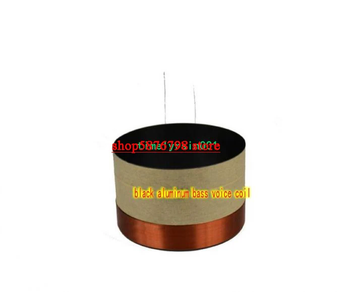 

1pcs 125.2mm 8Ω Round wire speaker bass voice coil BASV Black aluminum Woofer