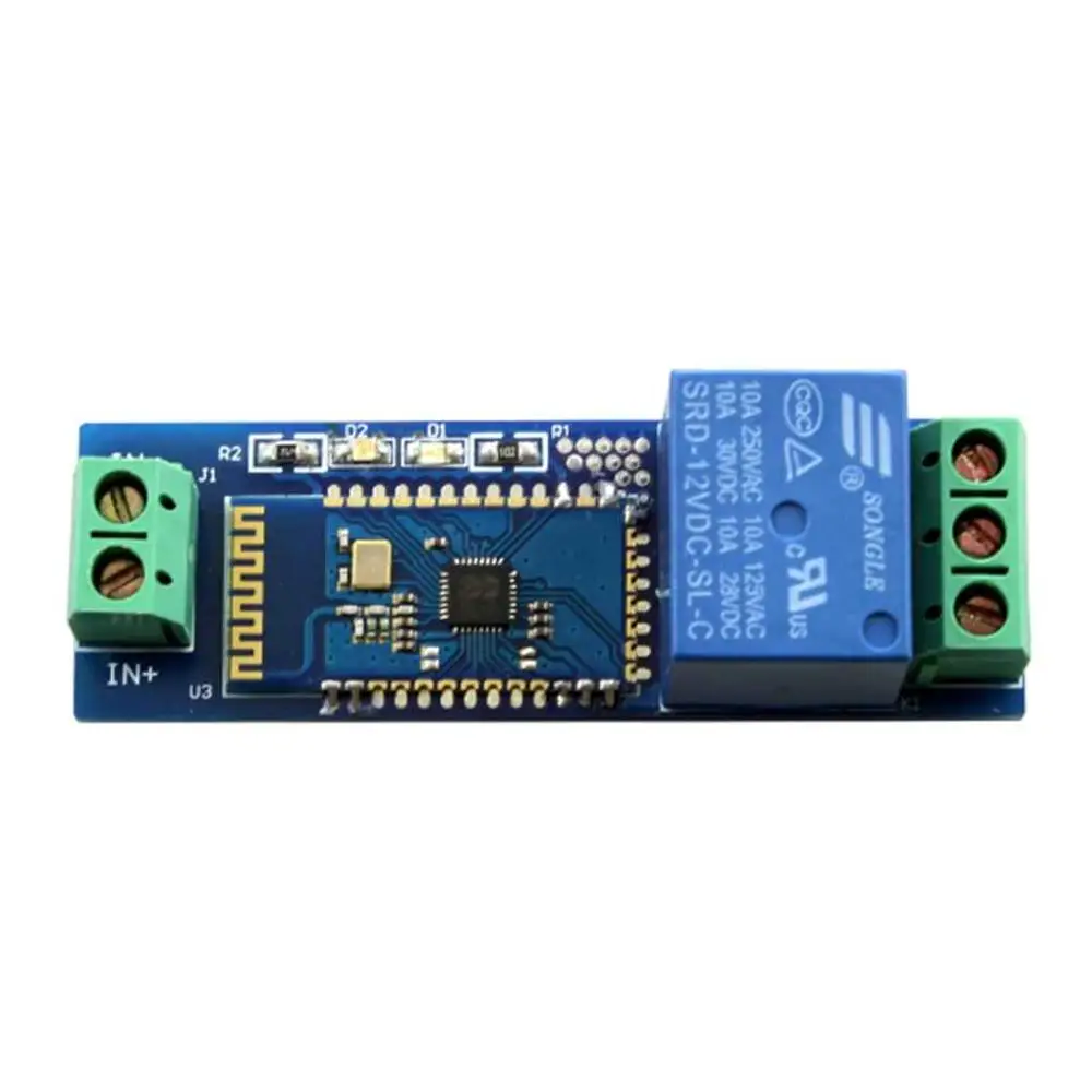 

Smartphone Cell Mobile Phone Remote Control Switch Iot Bluetooth 12V Relay Module with Indicator Light