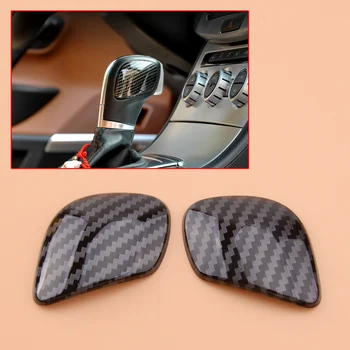 

2Pcs/Set Carbon Fiber Black Car Shift Knob Badge Emblem fit for Volkswagen VW Jetta 2012 2013 2014 2015 2016-2019