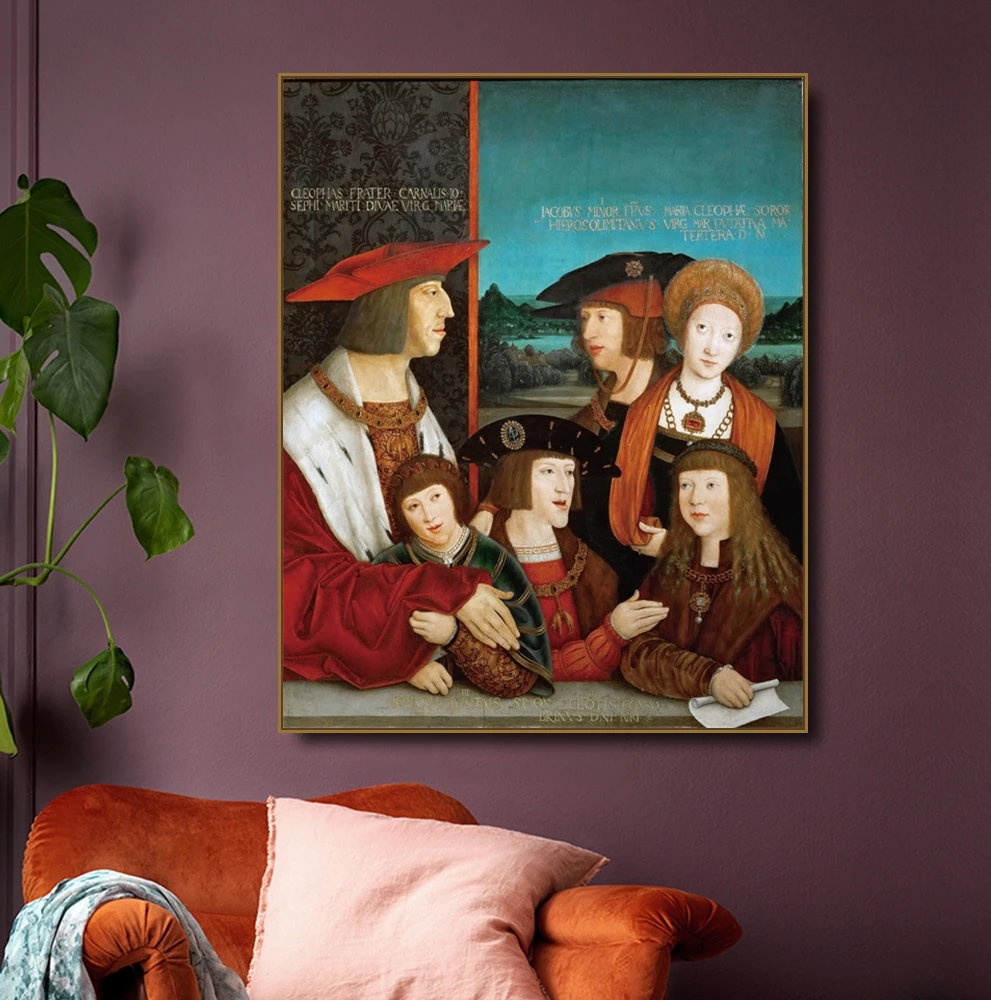 Maximilian and his Family Canvas Painting Calligraphy Poster Print Decor Picture for Living Room Bedroom Home | Дом и сад