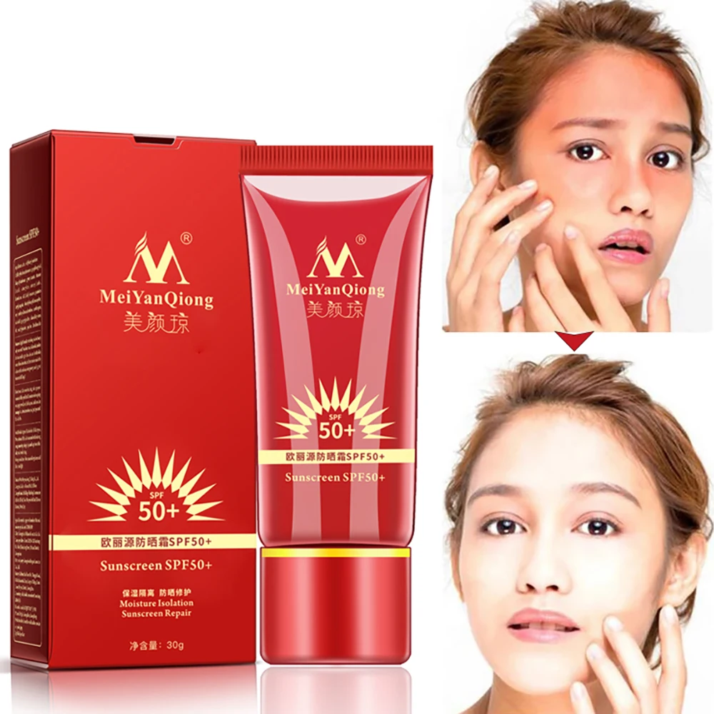 Солнцезащитный крем MeiYanQiong SPF50 + отбеливающий Восстанавливающий солнцезащитный