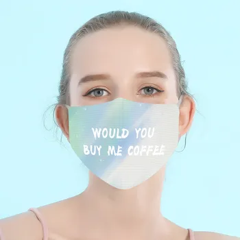 

4pcs Face Mask For Adult Print Washable Mouth Muffle Mascarilla De Tela Lavable Dustproof Mouth Mask Mascarilla Reutilizable