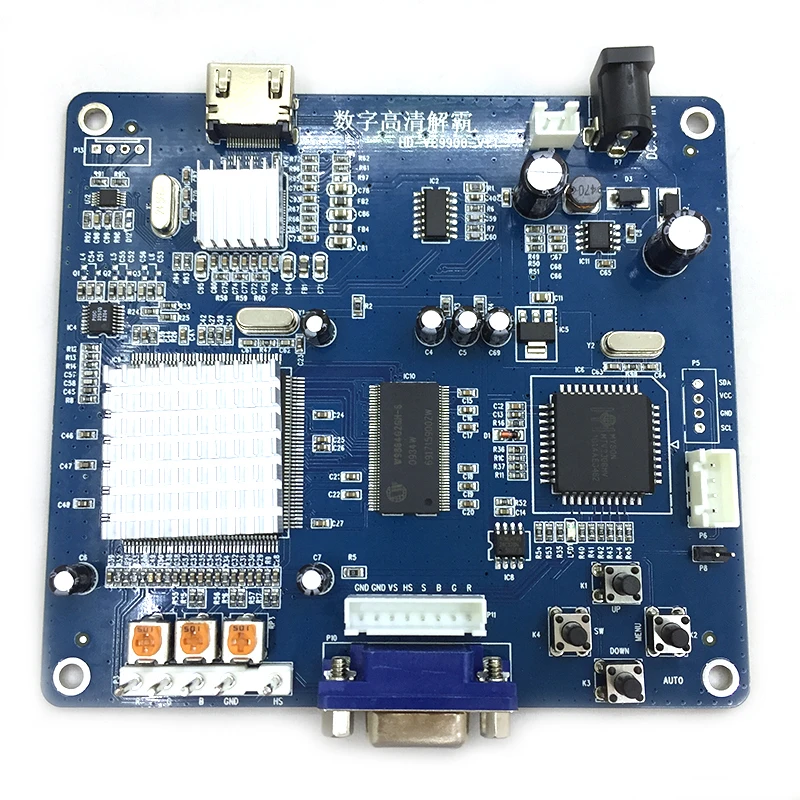 Socobeta Arcade Game HD Video CGA/EGA/YUV/RGB to VGA Adapter Board Converter Board with 6Pin Signal Wire for CRT LCD PDP Monitor Socobeta Arcade Game HD Video CGA/EGA/YUV/RGB to VGA Adapter Board Converter Board with 6Pin Signal Wire for CRT LCD PDP Monitor
