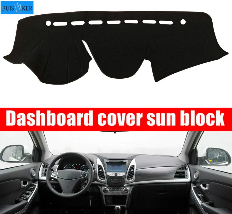 

Car Dashboard Cover Dashmat For Ssangyong Korando 2014 2015 Automobile Dash Mat Sun Shade Pad Carpet Dash Board Cover