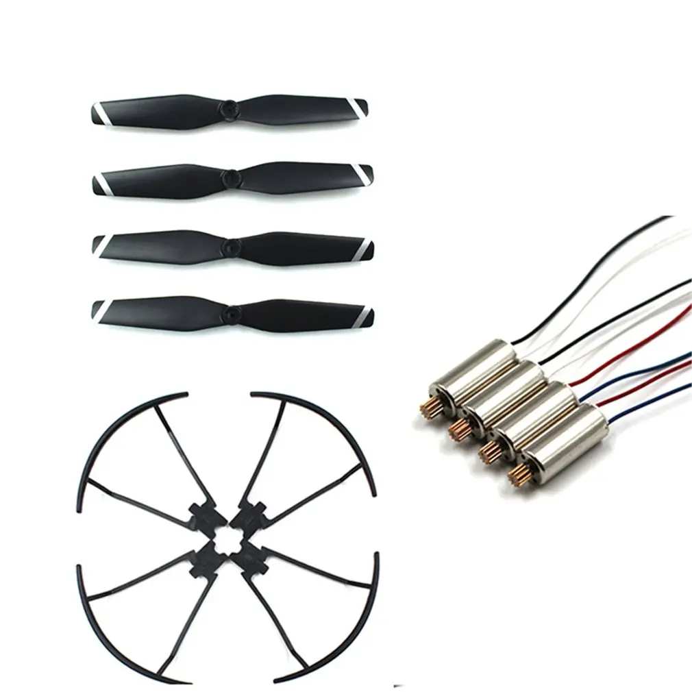 

4 Pairs CW/CCW Propeller Blade with 2 Pairs Props Guard Protector 2pcs Motor Set for SG900 RC Drone Quadcopter Aircraft UAV