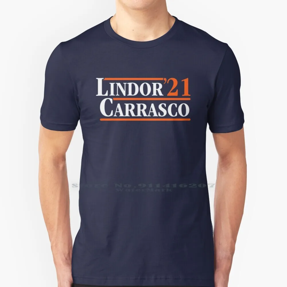 Francisco Lindor X Louis Carrasco 2021 Mets Baseball T Shirt 100% Puro Cotone Baseball Blockbuster Francisco Lindor Lindor