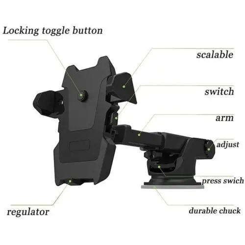 Phone Holder Universal 360° Car Windscreen Dashboard Holder Mount For GPS PDA Mobile Phone Stand