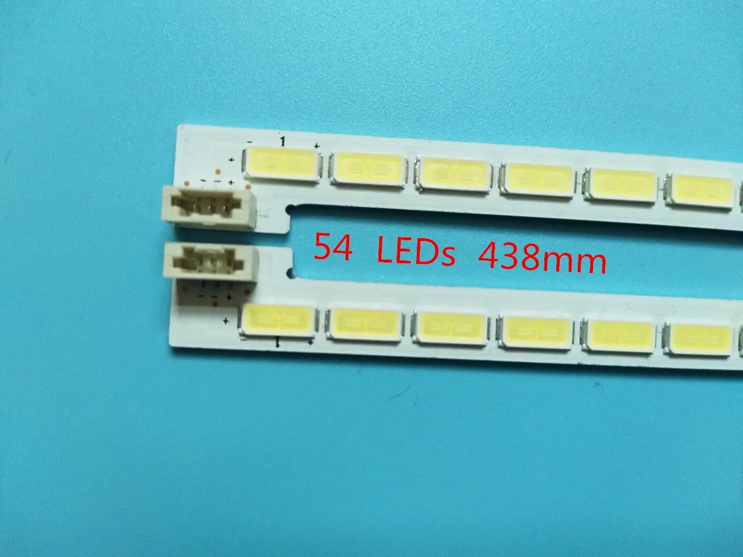

10 шт. x 70 дюймов LEVOU фоновые световые полосы для Samsung TV LJ64-03750A LTI700HA02 STS700A02-54LED-A/BTYPE 54-LEDs