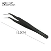 1/2PCS Stainless Steel Curved Straight Eyebrow False Eyelash Tweezers Nail Art Extension Makeup Tool Eeyelashes Tweezers 4