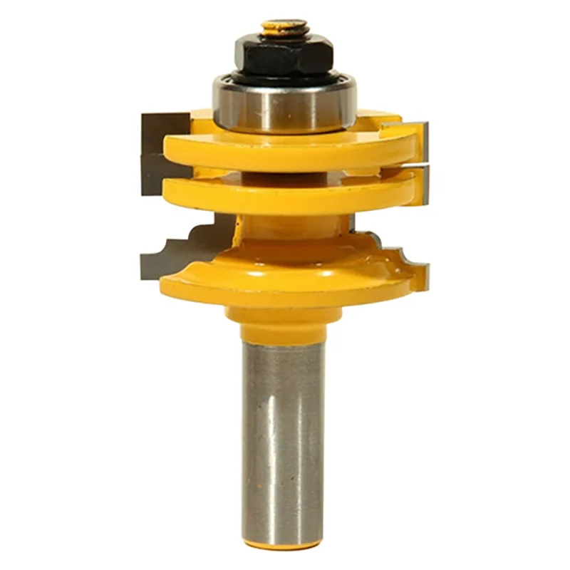 

8Mm Glass Door Trimming Router Bit Wood Engraving Cutting Tool Woodworking Groove Tenon Milling Cutter 80505
