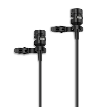 

Double Double Head Live Interview Microphone for DJI OSMO Pocket Handheld Gimbal Cable Mobile Phone SLR