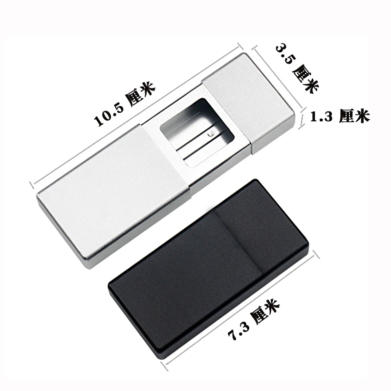 Portable Ashtray Metal Environmental Protection Pocket Sealed Mini Ash Tray