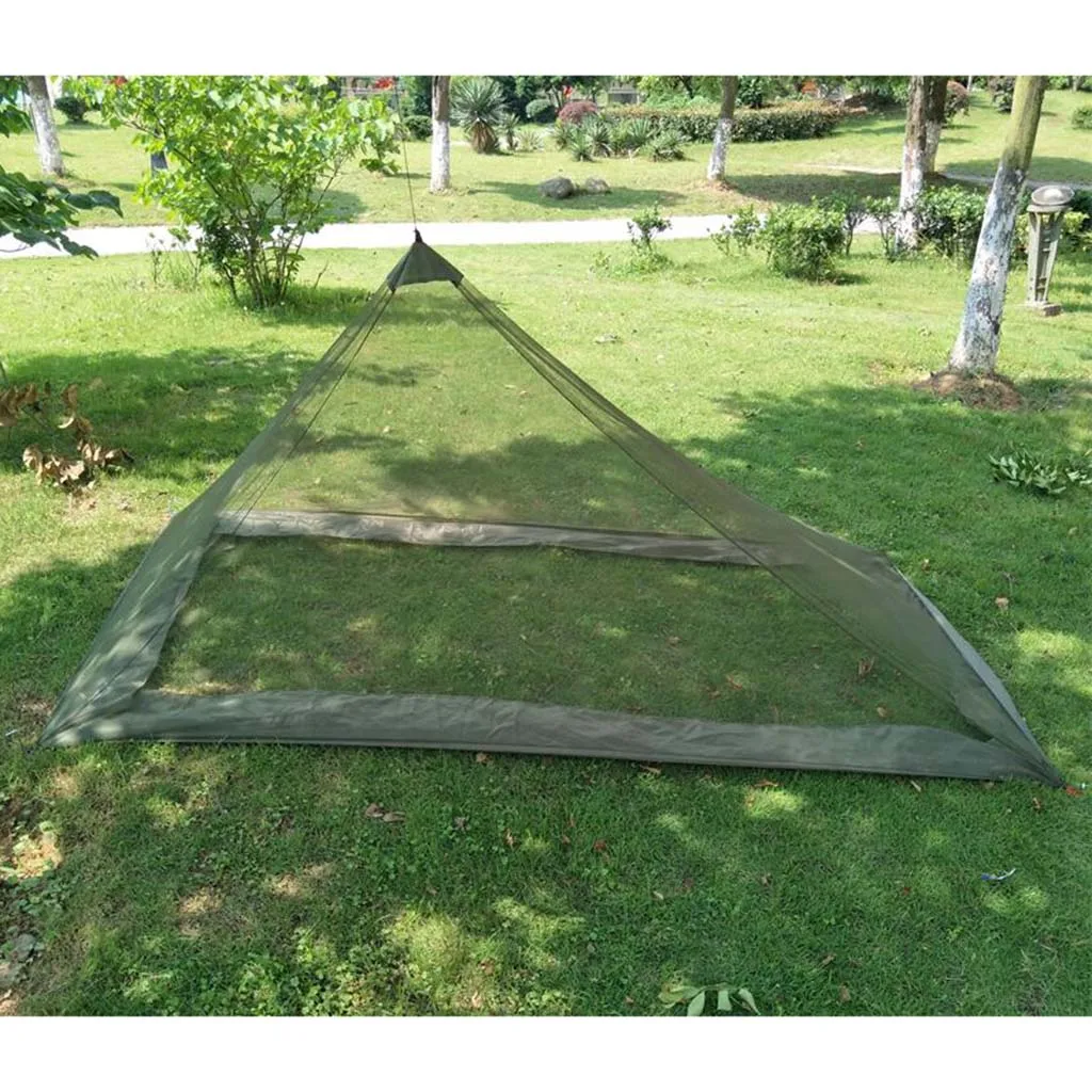 Portable Travel Camping Hammock Mosquito Net Mesh Tent Sleep Relax Canopy