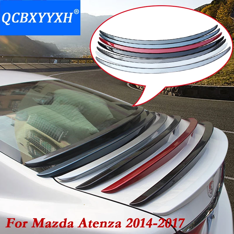 QCBXYYXH 1pc ABS Tail Rear Trunk Spoiler Wing Decoration Cove Car Accessories For Mazda 6 M6 ( Atenza ) 2014-2017