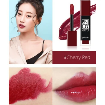 

5 Colors Matte Lip Gloss Set Long-lasting Red Color Series Velvet Liquid Lipstick For Valentine's Day Lips Makeup Accessories