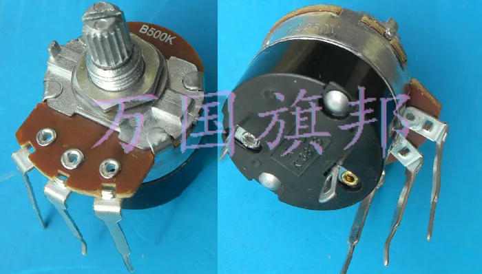 

Delivery.KC K1382S Free potentiometer with switch adjustable speed potentiometer B500K short handle