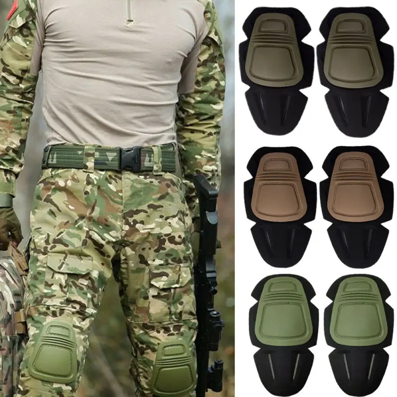 Details about   Airsoft Tactical Combat Knee Pads for Outdoor G3 Pants Trouser Kness Protect_ZJA 