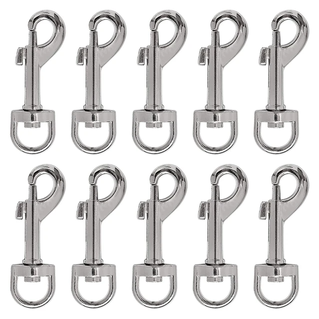 10pcs Snap Hooks For Dog Leash Collar Linking, Heavy Duty Swivel Clasp Eye  Bolt Metal Buckle Trigger Clip For Spring Pet Buckle - Hooks - AliExpress