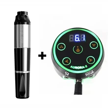 Оригинальная Hummingbird-V2 машинка для татуировки, ротационная ручка, швейцарский мотор с Aurora-II, тату, электропитание, тату, комплект