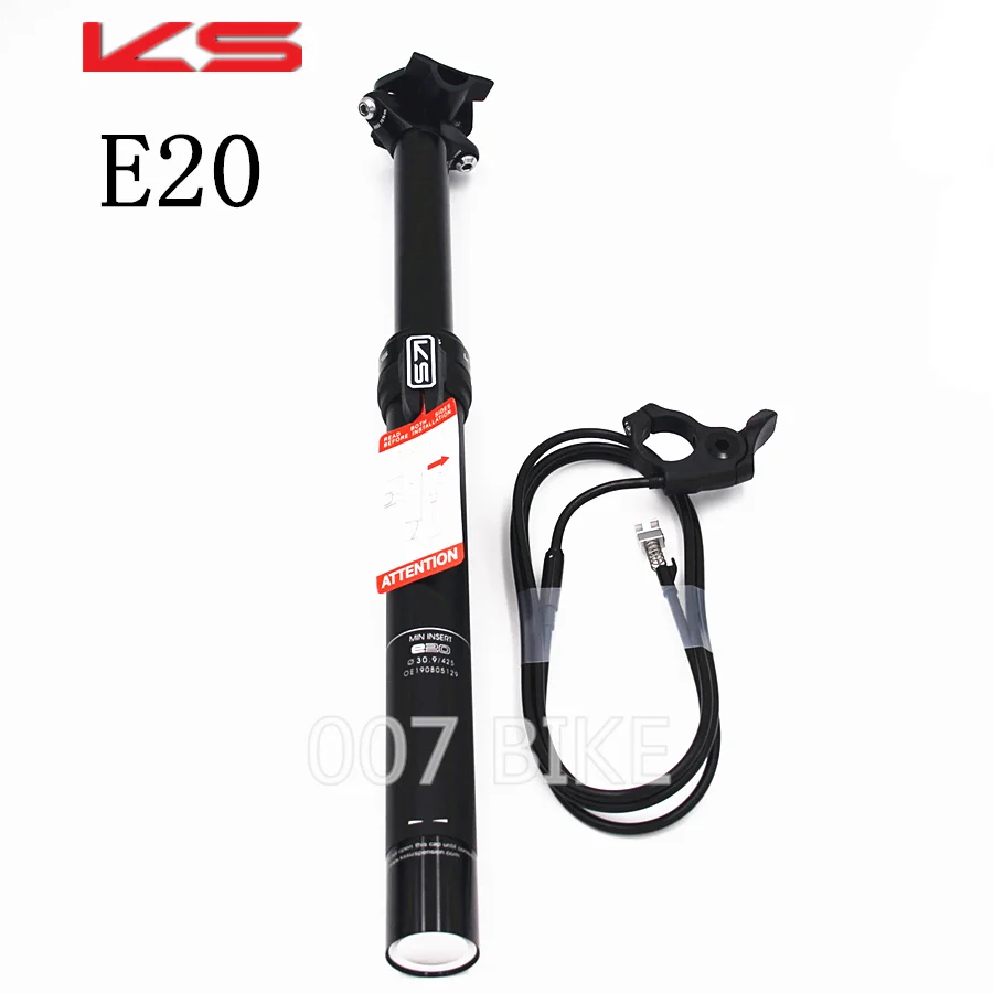 2019 NEW KS KindShock E20 E20-i Remote Mountain Downhill Bike Dropper Seat post 27.2/30.9/31.6mm 125mm Bike Seat Post EXA 2019 NEW KS KindShock E20 E20-i Remote Mountain Downhill Bike Dropper Seat post 27.2/30.9/31.6mm 125mm Bike Seat Post EXA