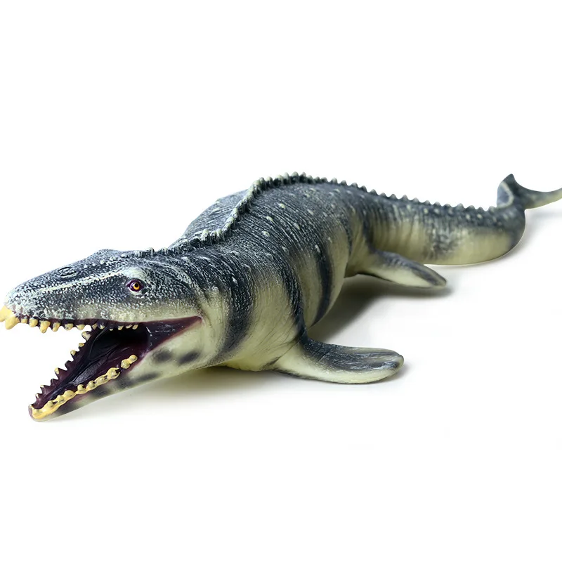 43 см мягкие желатиновые дикие животные Юрского периода Mosasaurus модельные Фигурки игрушки орнамент украшения Коллекция игрушки для детей