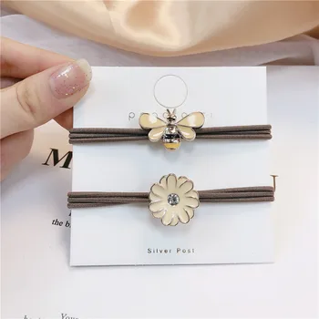 

Japanese and South Korean Style Hipster Sweet GIRL'S Heart Small Flower Flowers Hair Band Bees Hair Band Headband Ultra-stretch