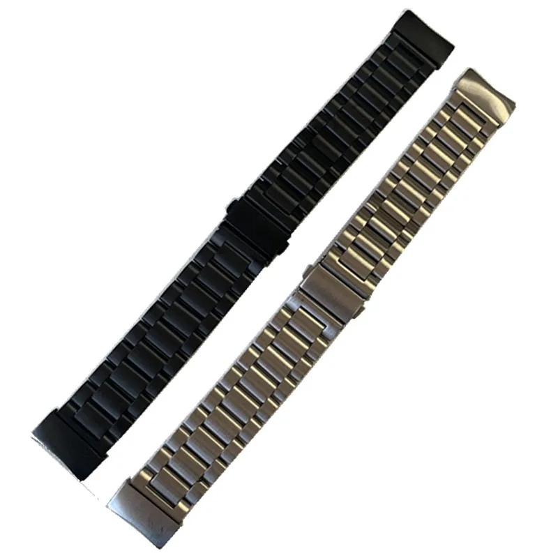 

Suitable for Xiaomi Haylou Solar strap three-bead strap Haylou LS05 stainless steel flat buckle wrist strap