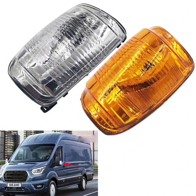 Links Rechts Spiegel Blinker Licht Seite Spiegel Lampe Abdeckung Für Ford  Transit MK8 2014-2020 V363