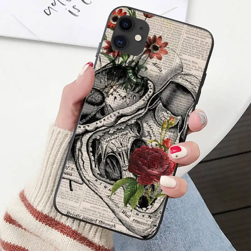 YNDFCNB Heart Of Nature Human Anatomy Doctor Phone Case for iPhone 11 12 pro XS MAX 8 7 6 6S Plus X 5S SE 2020 XR cover YNDFCNB Heart Of Nature Human Anatomy Doctor Phone Case for iPhone 11 12 pro XS MAX 8 7 6 6S Plus X 5S SE 2020 XR cover