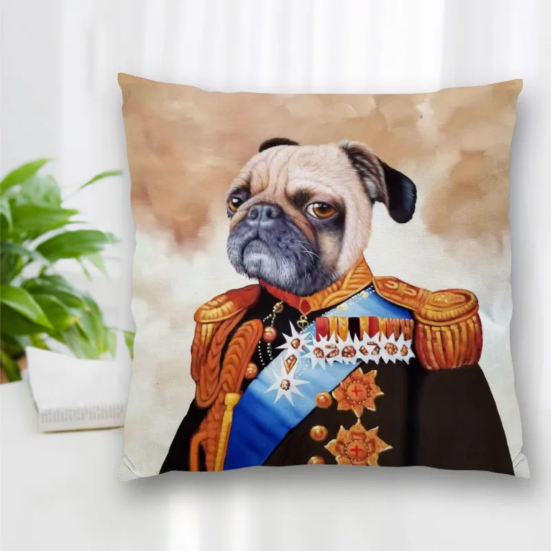 

New Custom Pillow Slips Pug Dog Pillow Covers Bedding Comfortable Cushion/Good For Sofa/Home/Car High Quality Pillow Cases